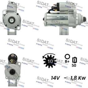 Köp Startmotor av SIDAT S12VA0027A2 till det låga priset 1545,86 kr