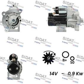 Anlasser S12VA0238A2 von SIDAT günstig für 107,97 € online kaufen