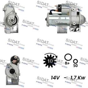 Anlasser S12VA0614A2 von SIDAT günstig für 126,06 € online kaufen