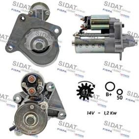 Köp Startmotor av SIDAT S12VS0193 till det låga priset 2096,96 kr