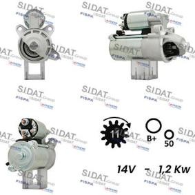 Köp Startmotor av SIDAT S12VS0696A2 till det låga priset 1807,81 kr