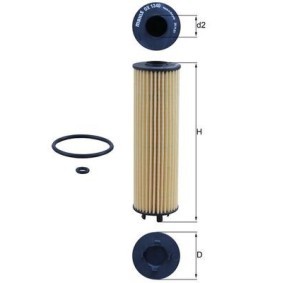 Compre Filtro de óleo da KNECHT OX 1340D a um preço baixo por 11,90 €