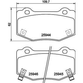 Acquista Kit pastiglie freni da MINTEX MDB4308 a buon mercato per soli 43,00 €