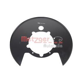 Compre Chapa deflectora, disco de travão da METZGER 6115501 a um preço baixo por 28,02 €