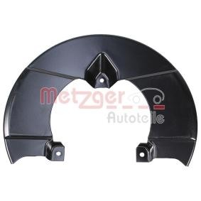 Compre Chapa deflectora, disco de travão da METZGER 6115504 a um preço baixo por 25,78 €