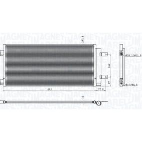 Klimakondensator 350203101600 von MAGNETI MARELLI günstig für 134,16 € online kaufen