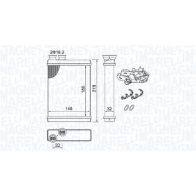 Acquista Radiatore riscaldamento da MAGNETI MARELLI online per 308 II SW Van / Station Wagon (LC_) a prezzi moderati