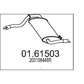 Endschalldämpfer 01.61503