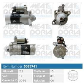 Köp Startmotor av MEAT & DORIA 5035741 till det låga priset 2205,06 kr