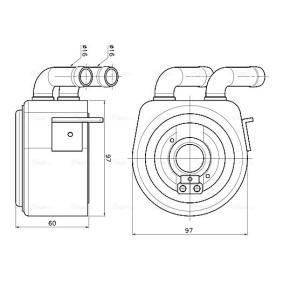 Acquista Radiatore olio motore da AVA COOLING SYSTEMS FD3700 a buon mercato per soli 61,78 €