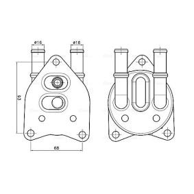 Ölkühler, Automatikgetriebe von AVA COOLING SYSTEMS