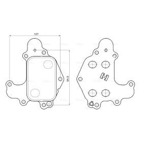 Køb Oliekøler, motorolie af AVA COOLING SYSTEMS PE3434 til den lave pris 722,89 DKK