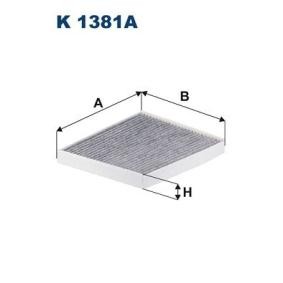 Compre Filtro, ar do habitáculo da FILTRON K 1381A a um preço baixo por 17,09 €