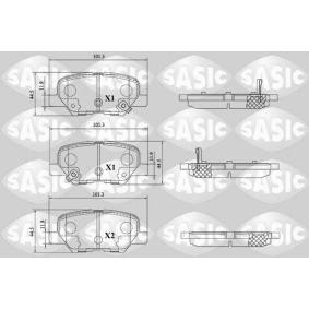 Achetez des Plaquettes de frein SASIC 6210094 à prix pour 49,56 €