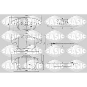 Achetez des Plaquettes de frein SASIC 6216212 à prix pour 69,83 €