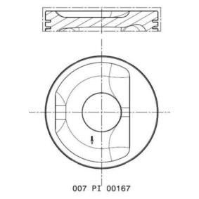 Kolben 007 PI 00167 000 von MAHLE ORIGINAL günstig für 81,27 € online kaufen