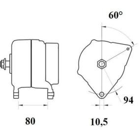 Kjøp Dynamo av MAHLE ORIGINAL MG 1091 til den lave prisen 2543,61 NOK