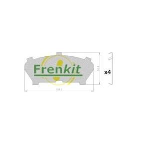 Compre Película anti-chiadeiras, pastilha travão (placa traseira) da FRENKIT 940028 a um preço baixo por 8,44 €