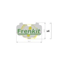 FIAT Antiquietschfolie für Bremsbeläge von FRENKIT