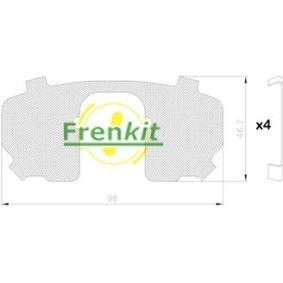 Achetez des Transparent anti-bruit, plaquette de frein (panneau dorsal) FRENKIT 940074 à prix pour 5,88 €