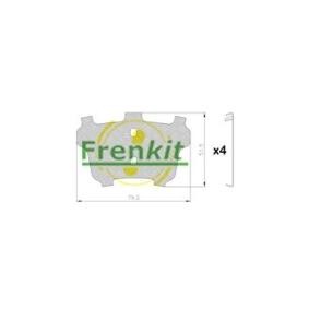 Achetez des Transparent anti-bruit, plaquette de frein (panneau dorsal) FRENKIT 940125 à prix pour 5,76 €