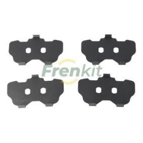 Achetez des Transparent anti-bruit, plaquette de frein (panneau dorsal) FRENKIT 940165 à prix pour 6,12 €