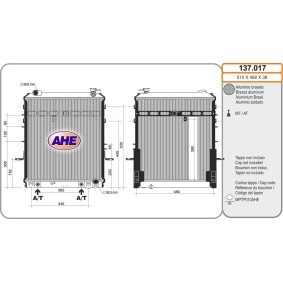 Achetez des Radiateur du moteur AHE 137.017 à prix pour 380,23 €