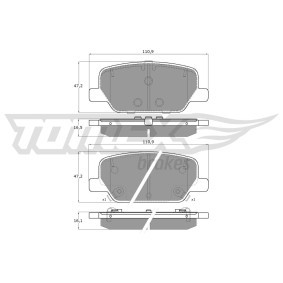 Acquista Pastiglie dei freni da TOMEX brakes online per Palisade (LX2) a prezzi moderati