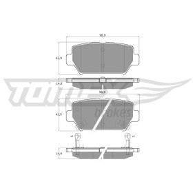 Bremsbeläge von TOMEX brakes