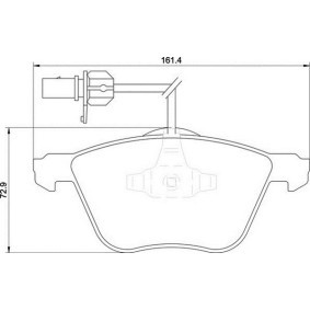 Scheinwerferglas 712754058959 für OPEL