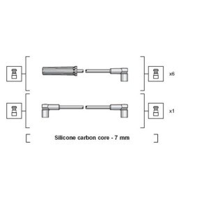 Acquista Kit cavi candele da MAGNETI MARELLI 941255100820 a buon mercato per soli 31,03 €