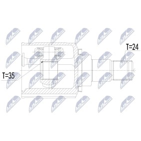 Gelenksatz, Antriebswelle NPW-CT-124