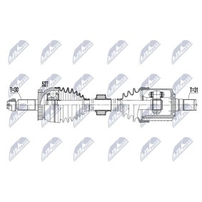Antriebswelle des Herstellers NTY - Originalware Artikelnummer: NPW-HY-581