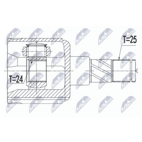 Comprar Juego de articulación, árbol de transmisión de NTY NPW-PL-126 a bajo precio de 50,21 €