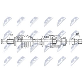 Antriebswelle von NTY NPW-RE-175