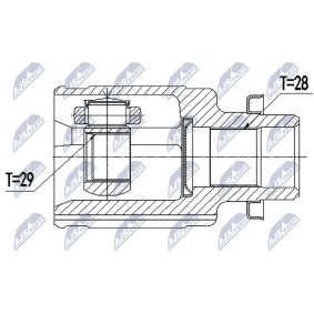 Gelenksatz, Antriebswelle NPW-SU-036