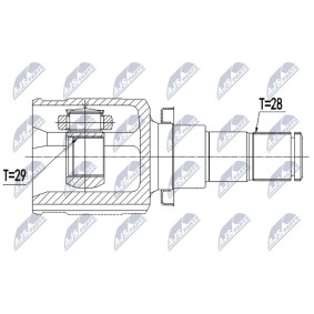 Gelenksatz, Antriebswelle NPW-SU-038