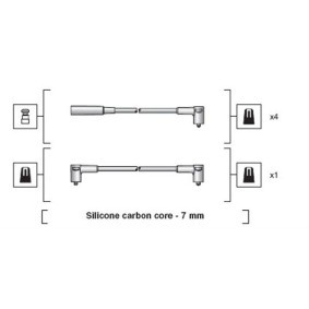 Acquista Kit cavi candele da MAGNETI MARELLI 941365020925 a buon mercato per soli 37,51 €