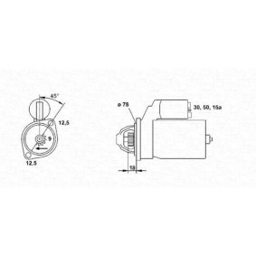 Anlasser von MAGNETI MARELLI