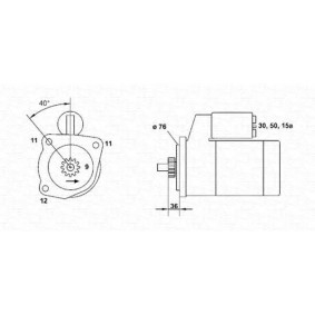Anlasser von MAGNETI MARELLI