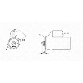 Köp Startmotor av MAGNETI MARELLI 943253233010 till det låga priset 3268,83 kr