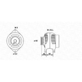 Köp Generator av MAGNETI MARELLI 943346024010 till det låga priset 1931,71 kr