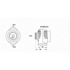 Kjøp Dynamo av MAGNETI MARELLI 943346068010 til den lave prisen 2810,37 NOK