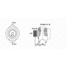 Lichtmaschine von MAGNETI MARELLI