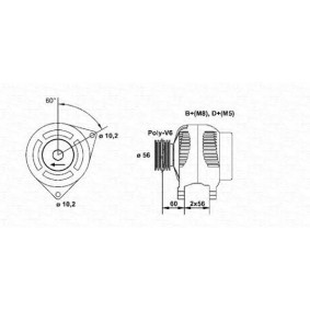 Lichtmaschine 943346207010 von MAGNETI MARELLI günstig für 237,13 € online kaufen
