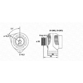 Lichtmaschine 943354163010 von MAGNETI MARELLI günstig für 253,44 € online kaufen