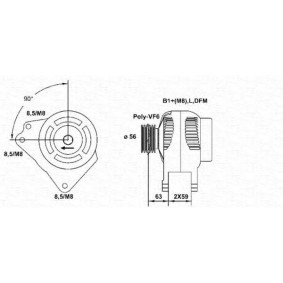 Lichtmaschine 943355060010 von MAGNETI MARELLI günstig für 296,76 € online kaufen