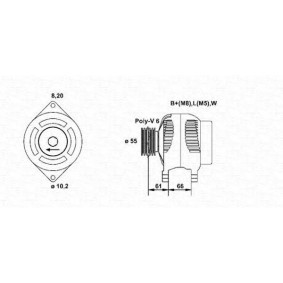 Lichtmaschine von MAGNETI MARELLI