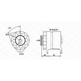 Lichtmaschine 943356118010 für JAGUAR