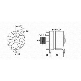 Lichtmaschine von MAGNETI MARELLI